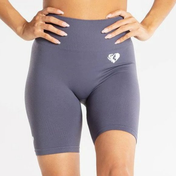 Women's Best Pants - Women's Best Power Seamless Cycling Shorts - Charcoal - M
